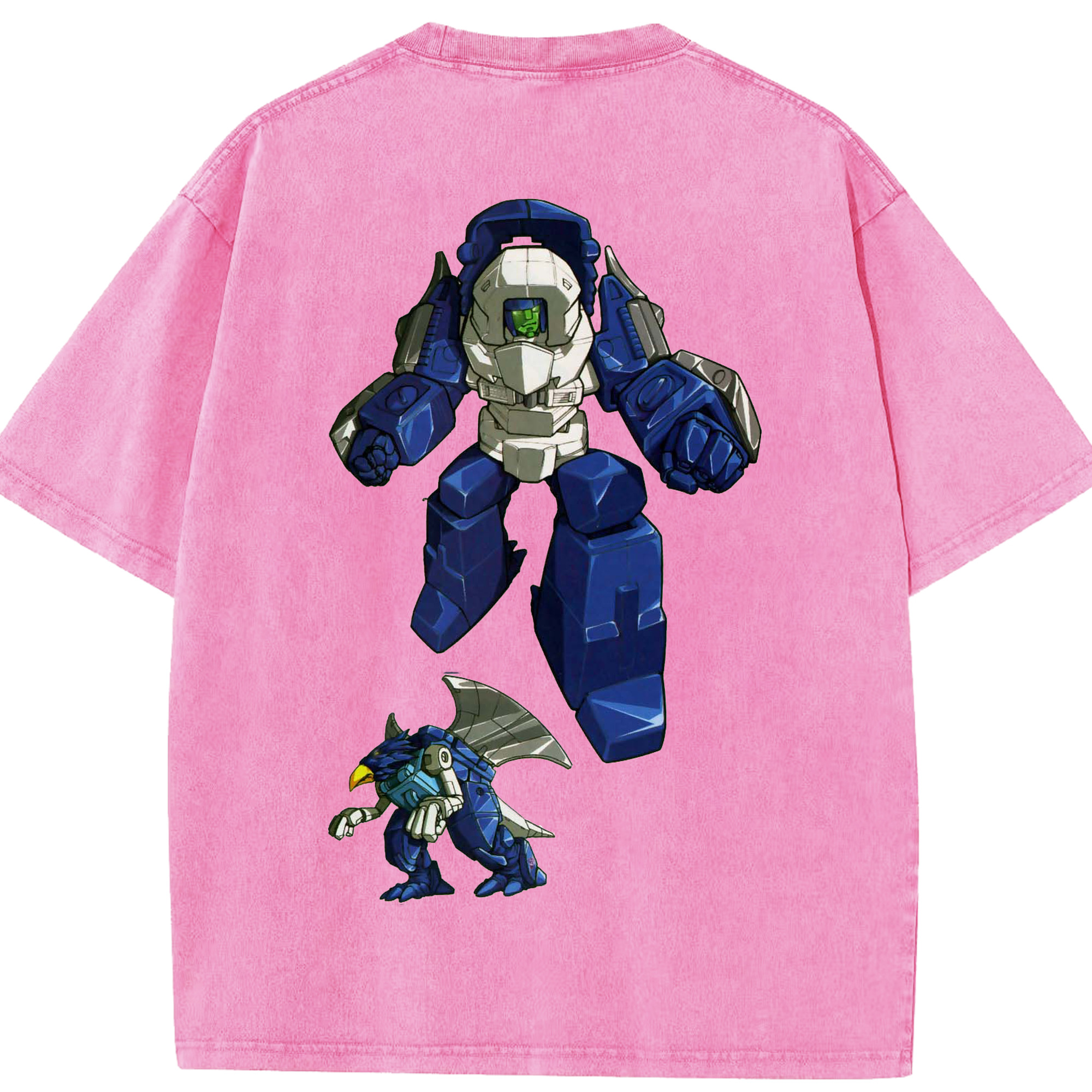 （画像用）  綿100% ヴィンテージ風 半袖Tシャツ（背面プリント）